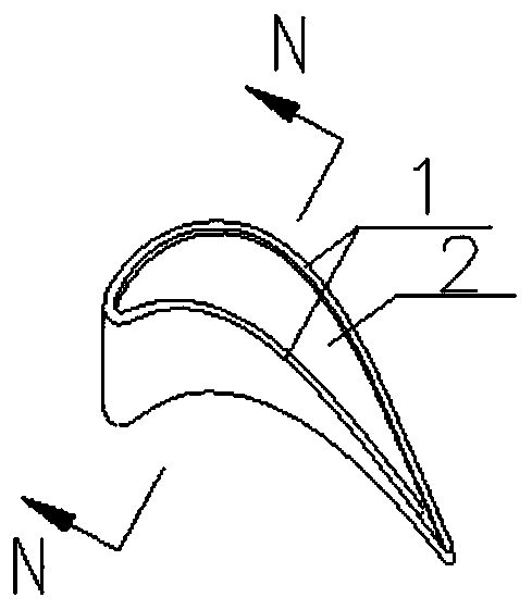 Turbine rotor blade groove-type blade tip structure and design method thereof