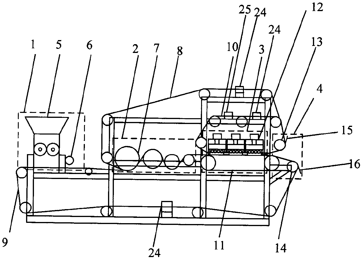 Continuous deep dewatering equipment