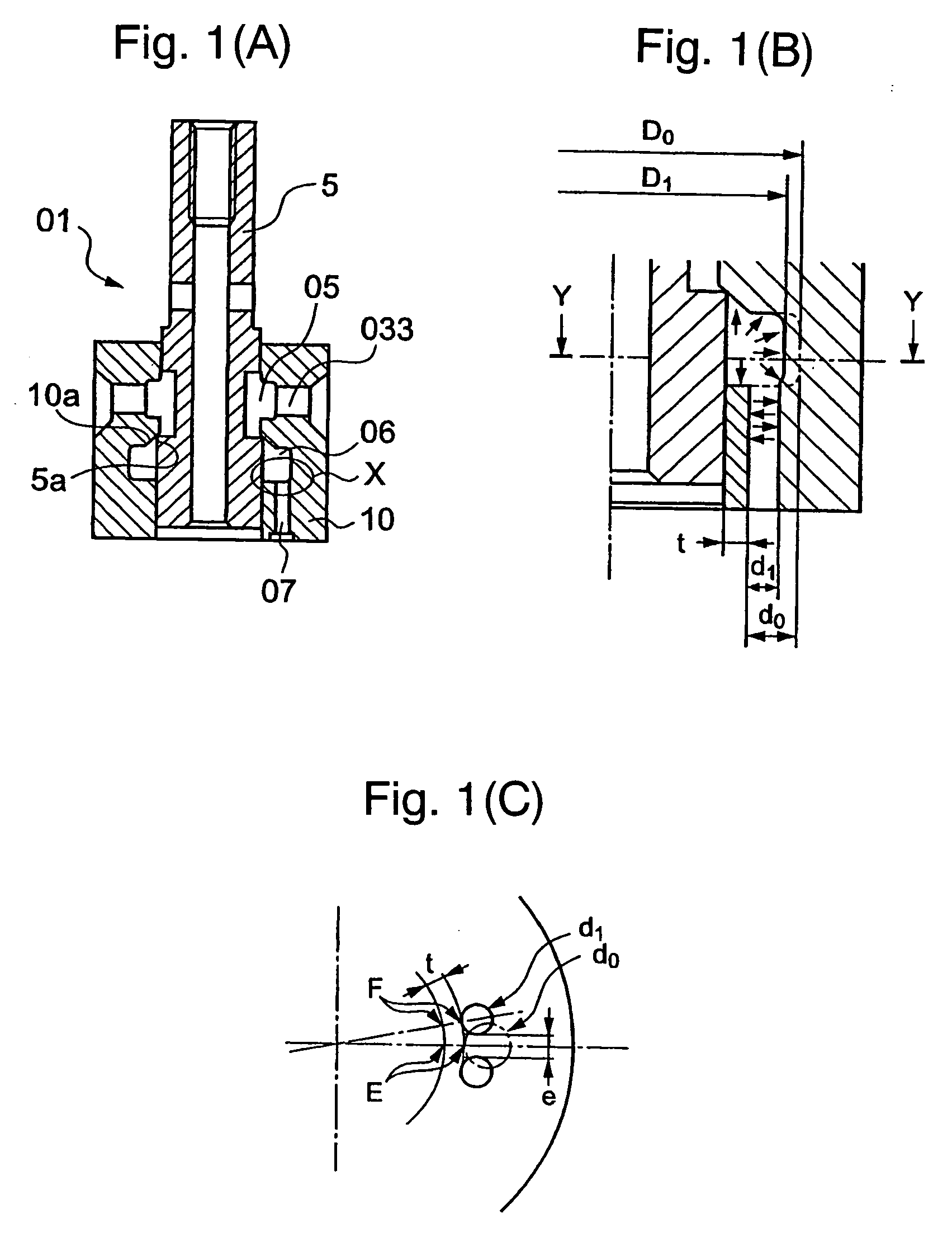 Poppet valve device and electronic controlled fuel injection apparatus equipped with the device