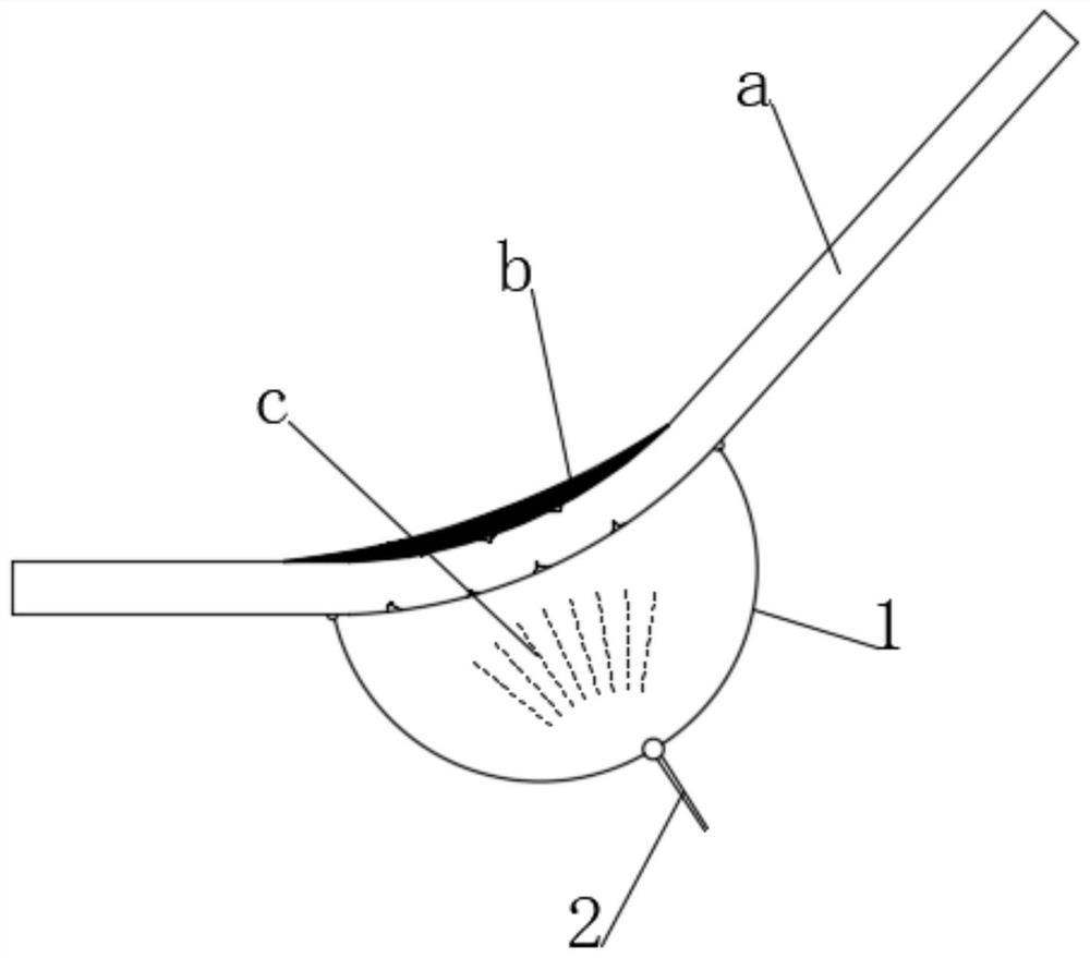 Self-seam-filling repairing method for bent position of metal plate