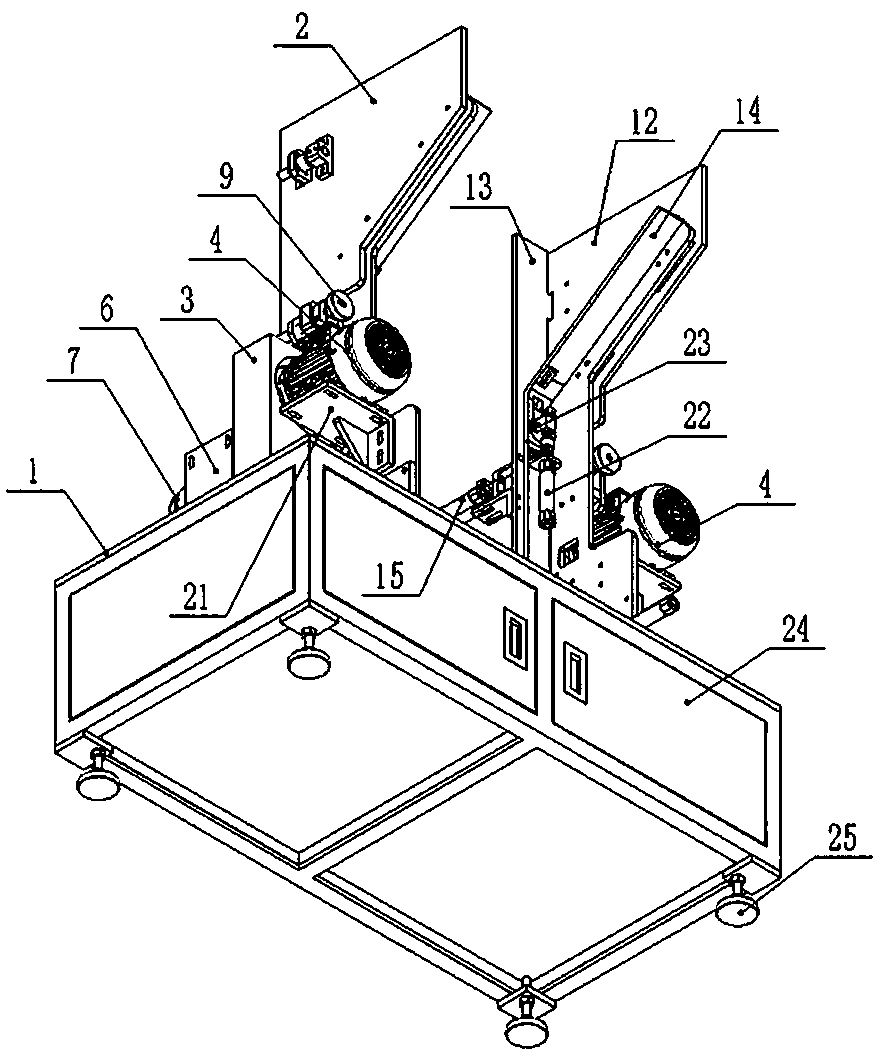 Numerical control pull rod pipe burr removing machine