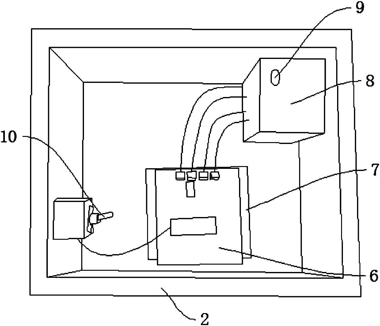 Intelligent position monitoring device for overhead distribution line isolating switch