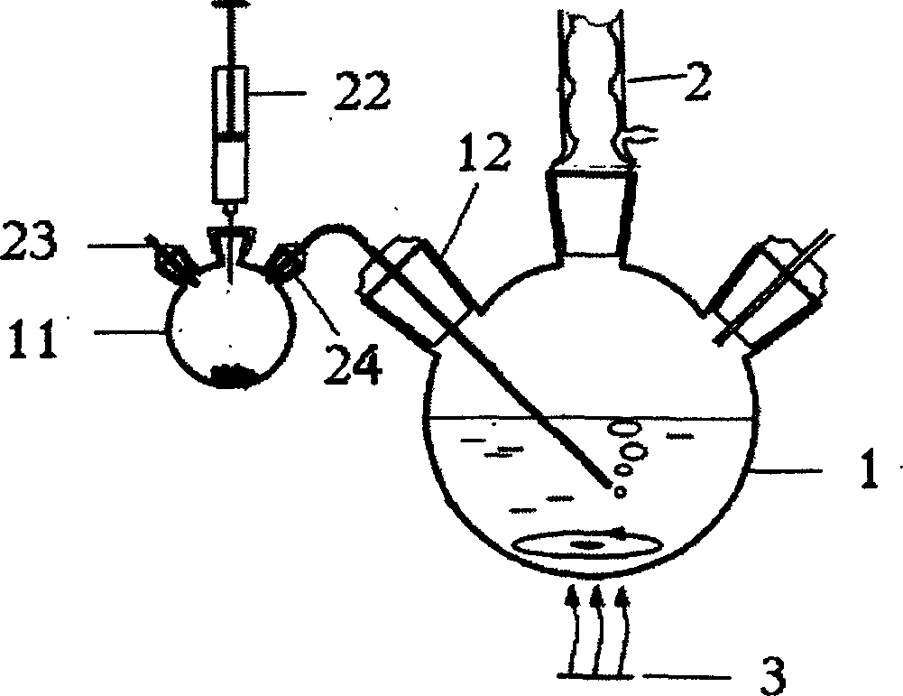 Method and apparatus for preparing water-soluble CdTe nanocrystalline