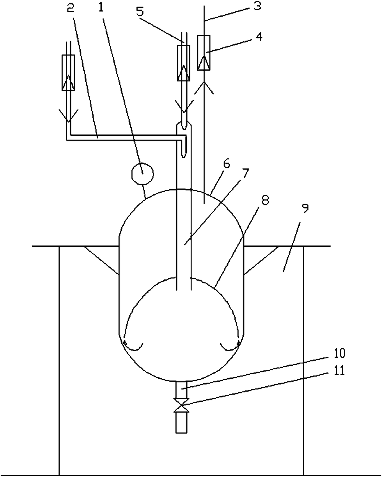 Improved oxygen supply device for fermentation tank