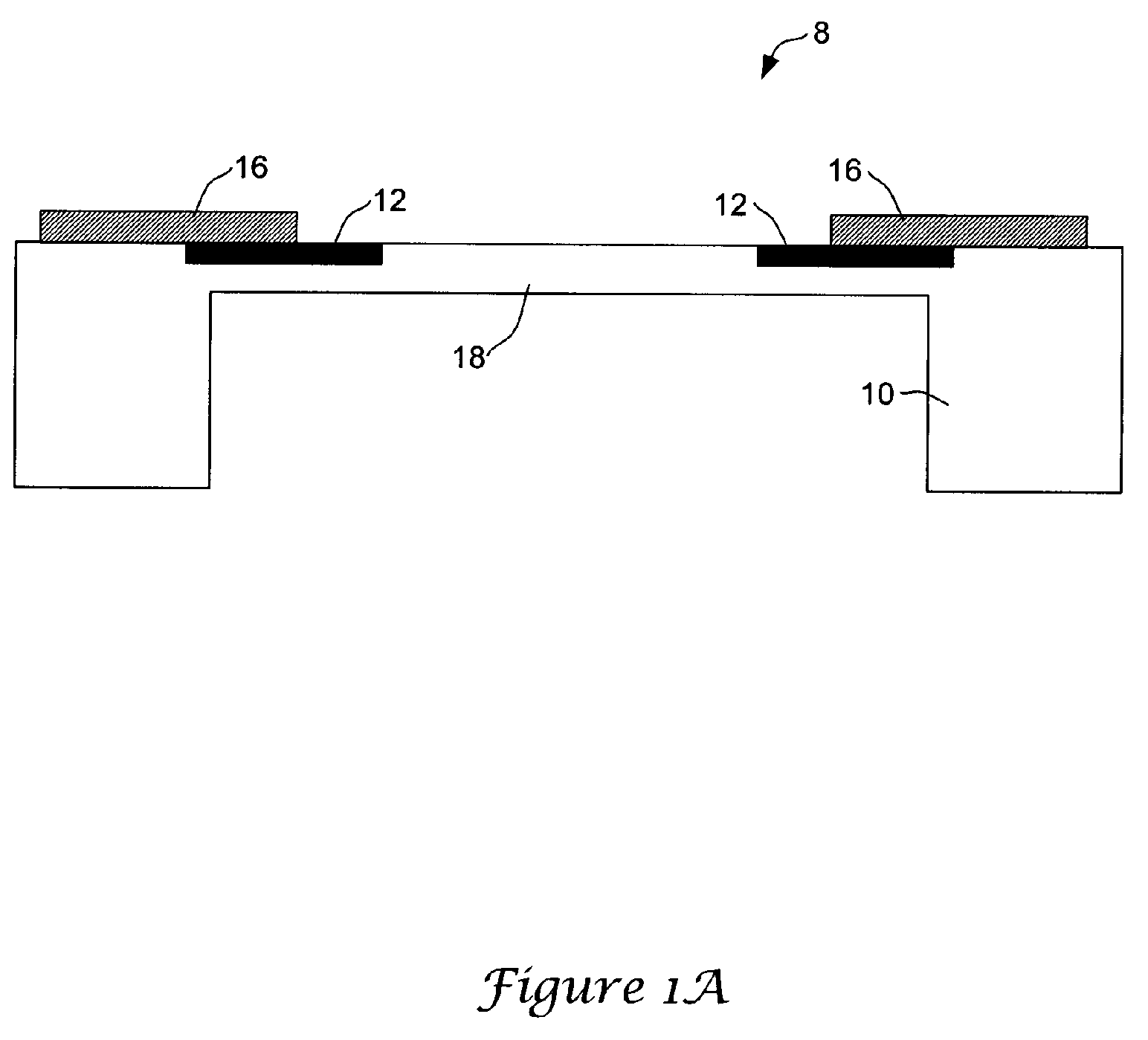 Micro-machined pressure sensor with polymer diaphragm