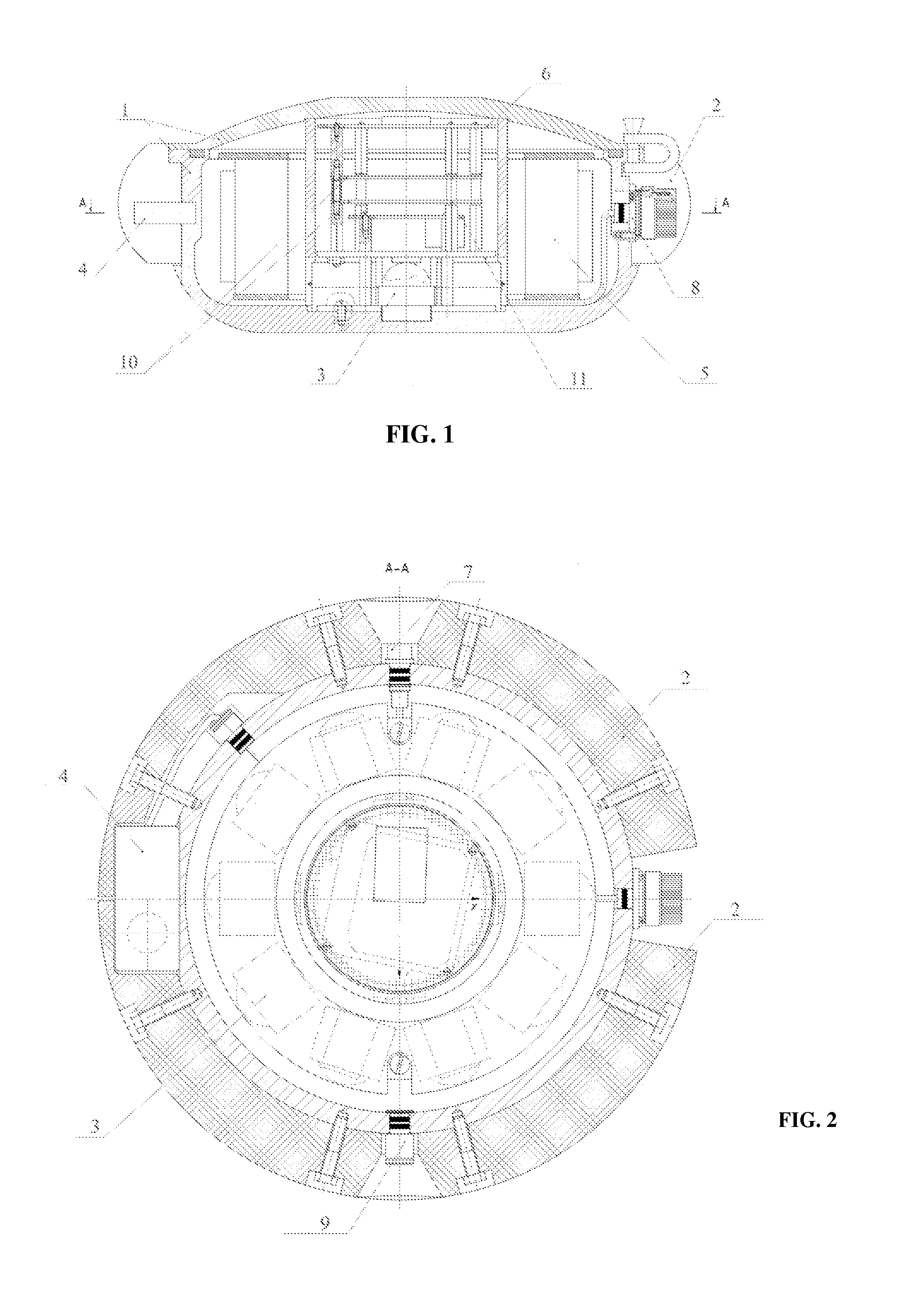 Bottom module for seismic survey