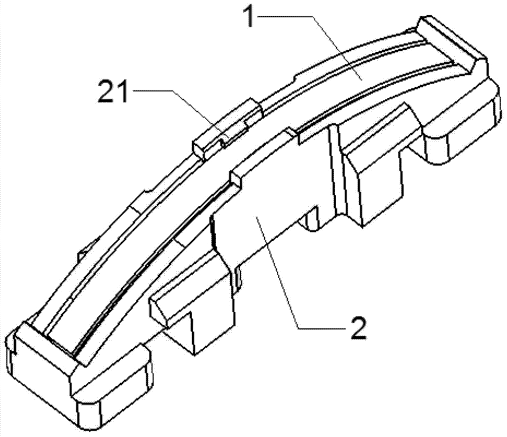 Magnetic induction module for automobile neutral-gear switch and manufacture method thereof