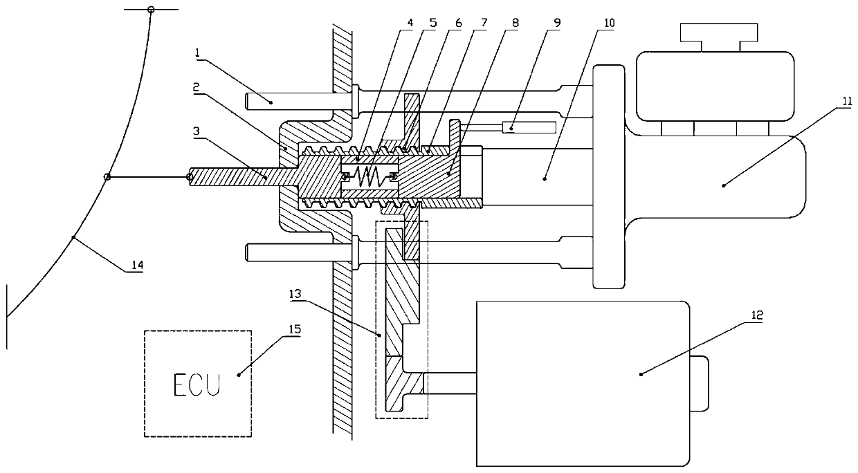 Electronic hydraulic brake