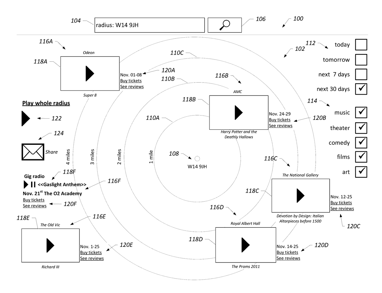 Systems and methods for providing an event map