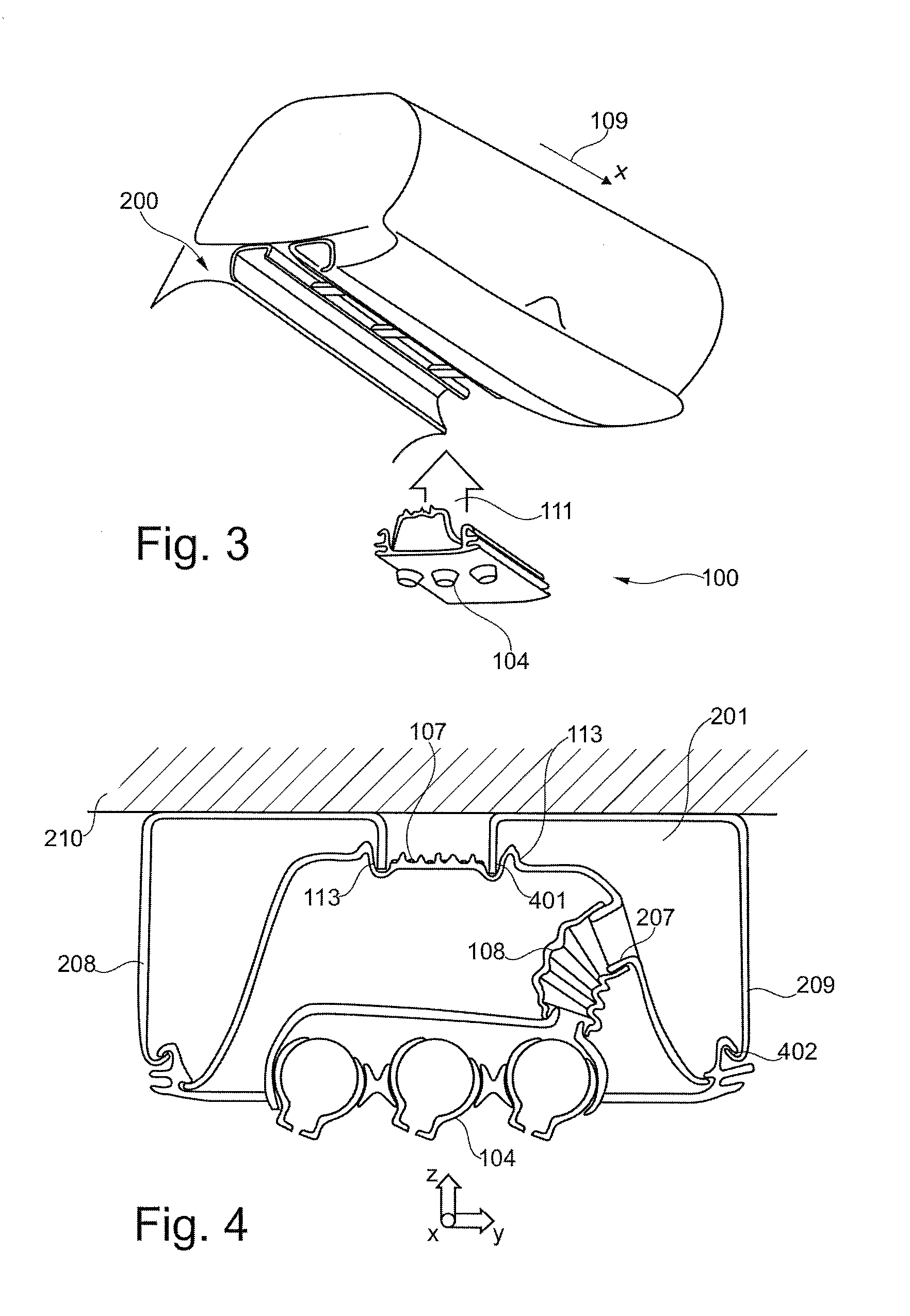 Supply unit for flexible supply channels