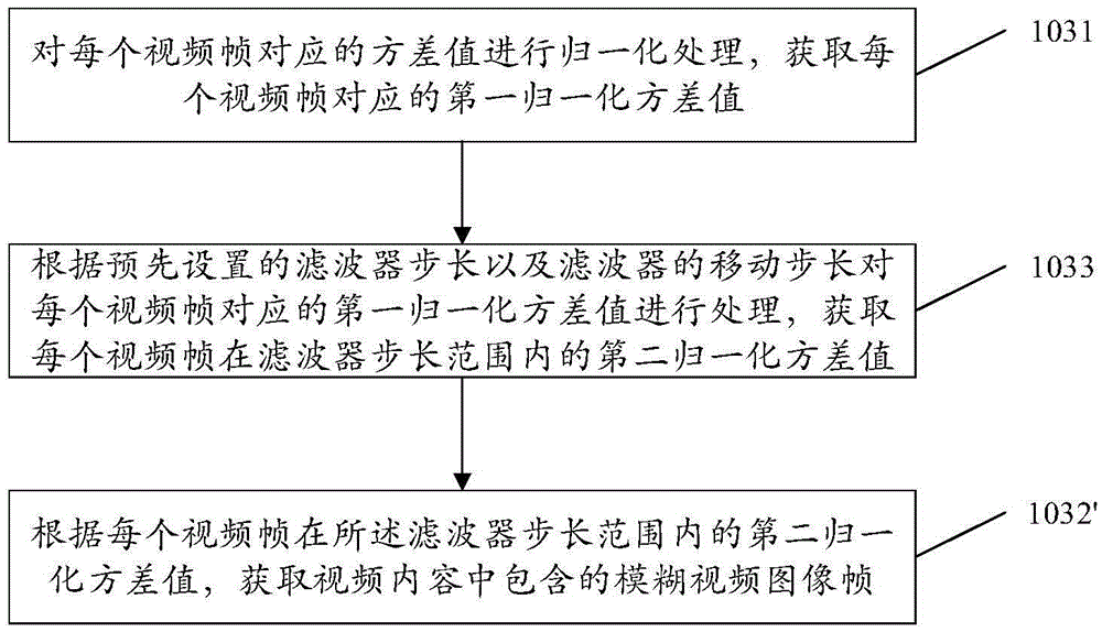 Detection method and apparatus for blurred video image