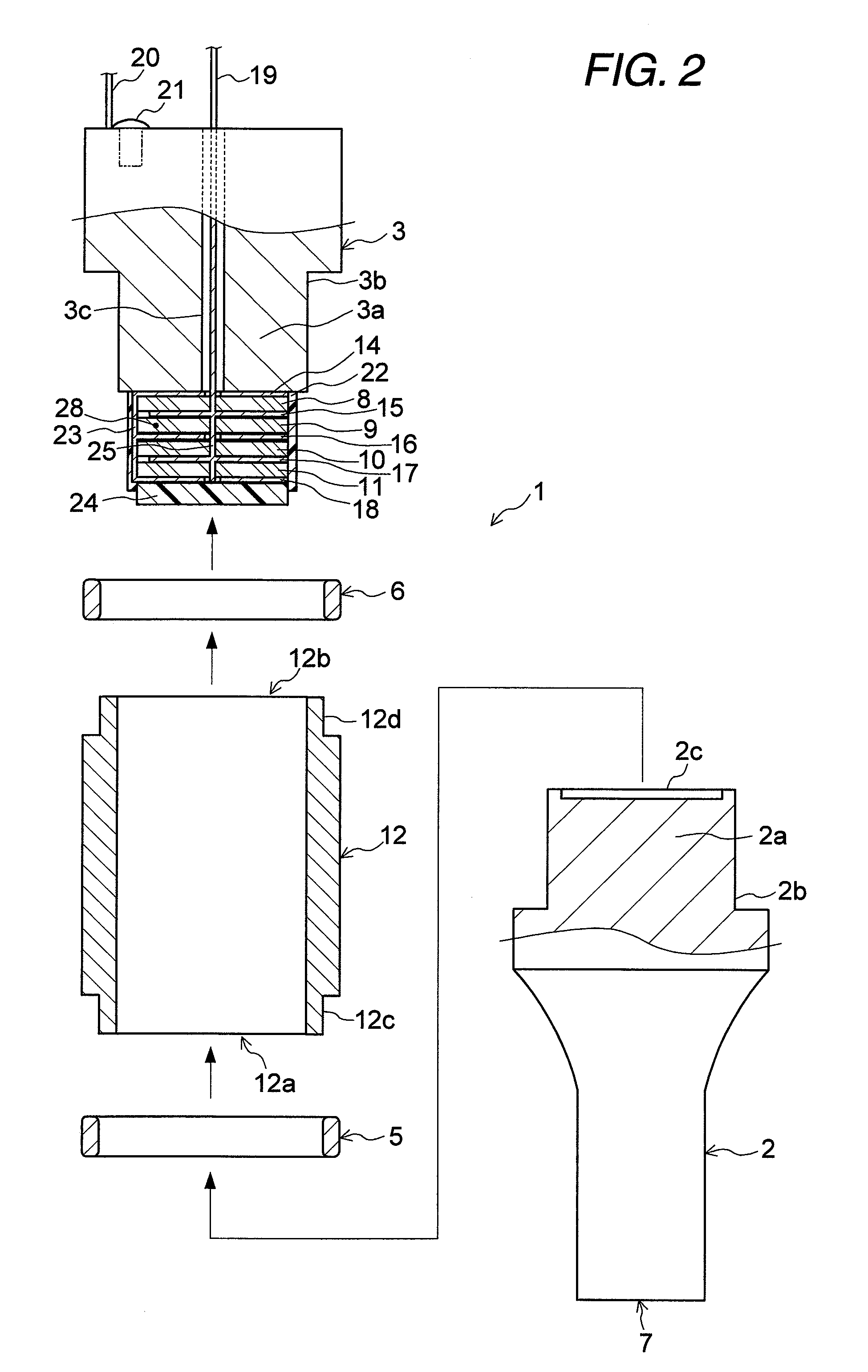 Ultrasonic transducer and method of producing the same