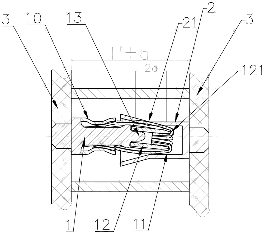 An Elastic Hollow RF Coaxial Connector with Radial and Axial Floating Functions