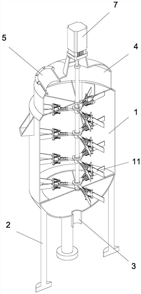 Preparation device of Q235 steel template anticorrosive coating for ship