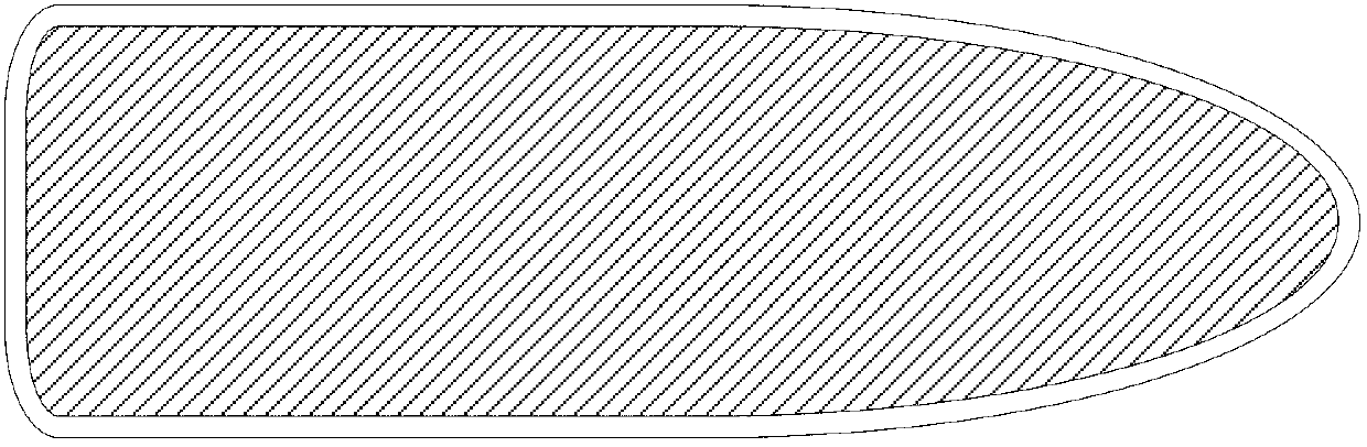 Non-contact power-supplying type wireless electric iron and ironing board used for non-contact power supplying