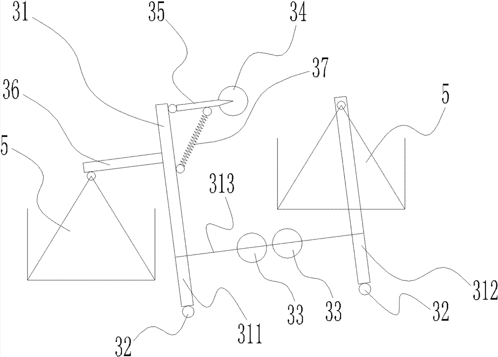 Auxiliary device and method used for laying tunnel waterproofing plates