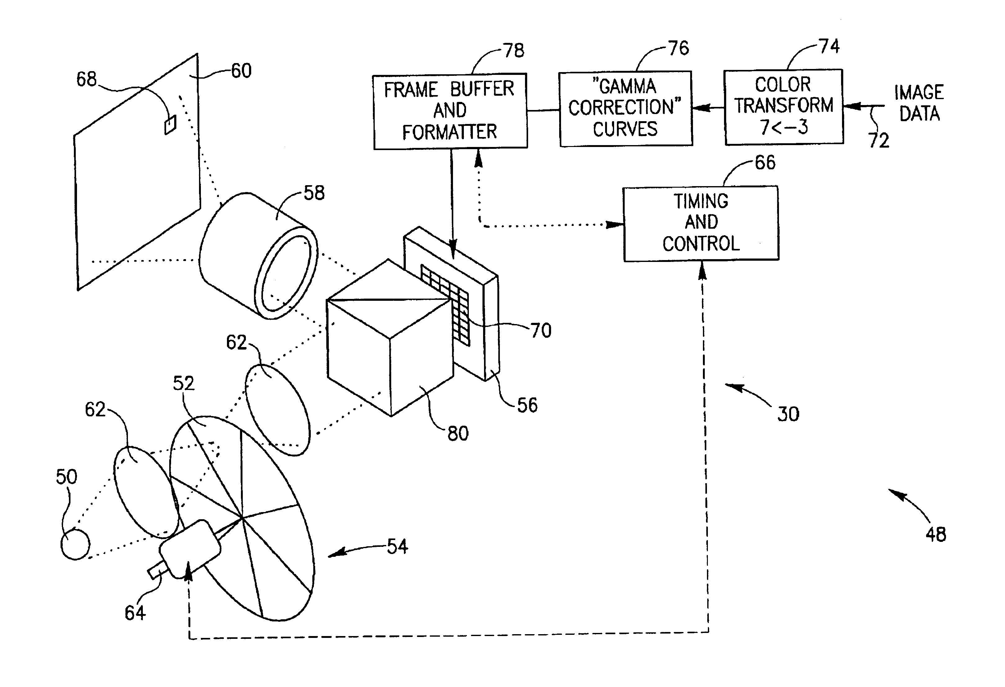 Device, system and method for electronic true color display