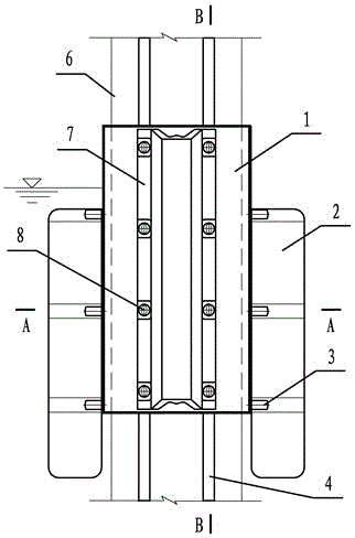 a ship docking device