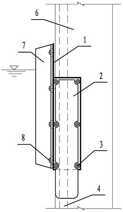 a ship docking device