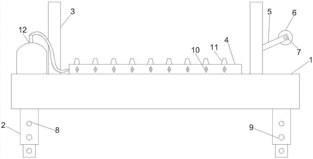 Preheating device for copper wire of coil