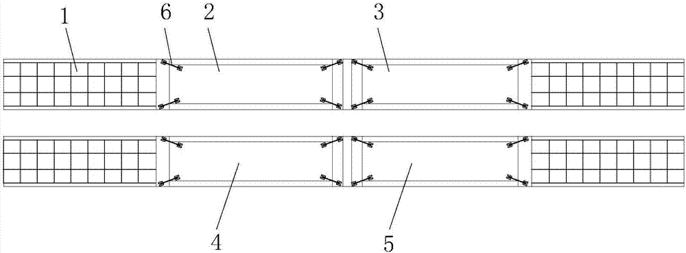 Self-levelling portable truck scale