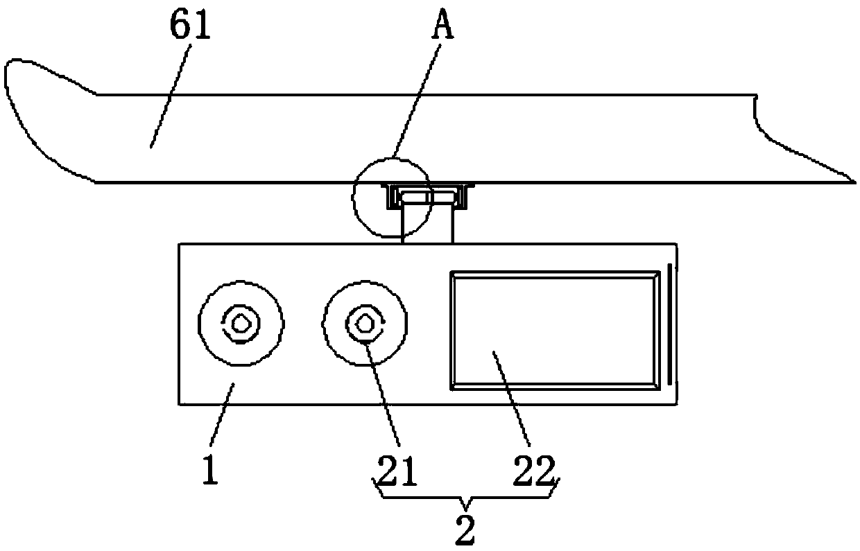 Intelligent service terminal in train carriage