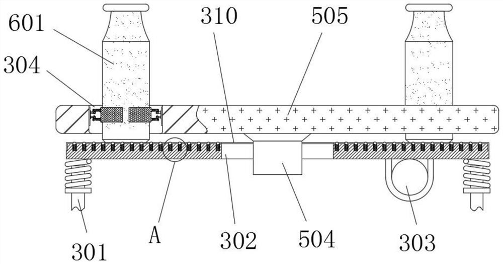 Efficient material evening and canning device for cosmetic production