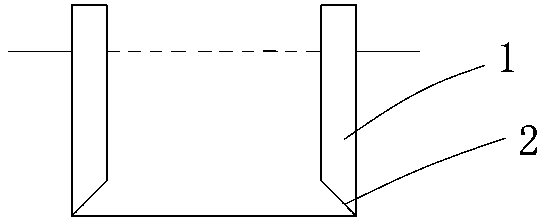 A construction method of caisson secondary bottom sealing structure