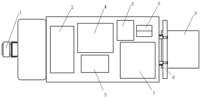 Asphalt pavement disease quick temperature compensation device and process thereof