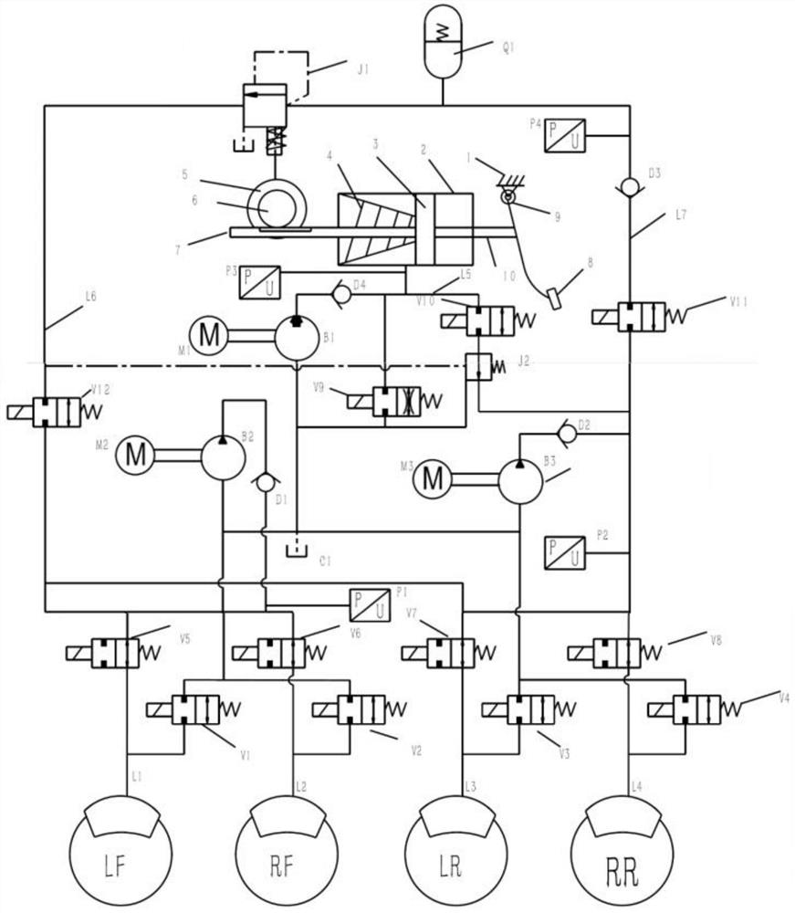 Hydraulic brake system and method