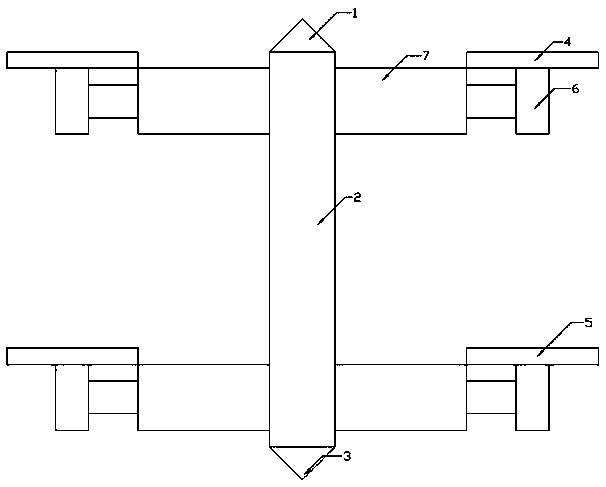 A kind of vertical-horizontal dual-purpose aircraft and its flight mode switching method