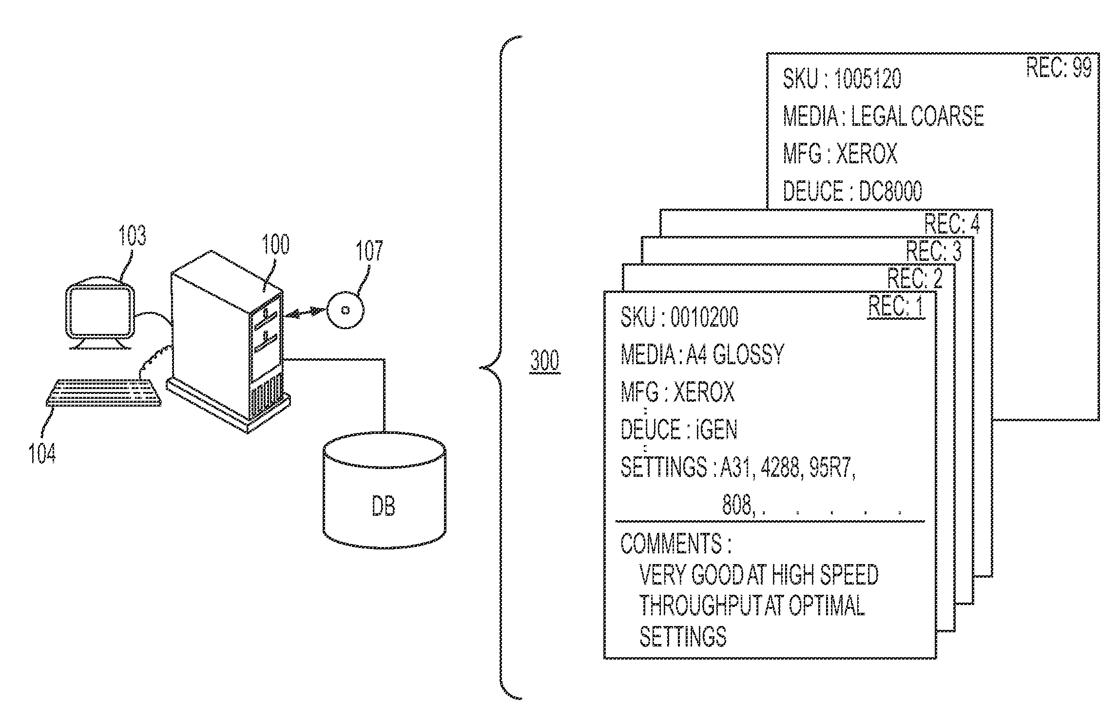 Obtaining print system settings for selected print media attributes in a networked print job environment