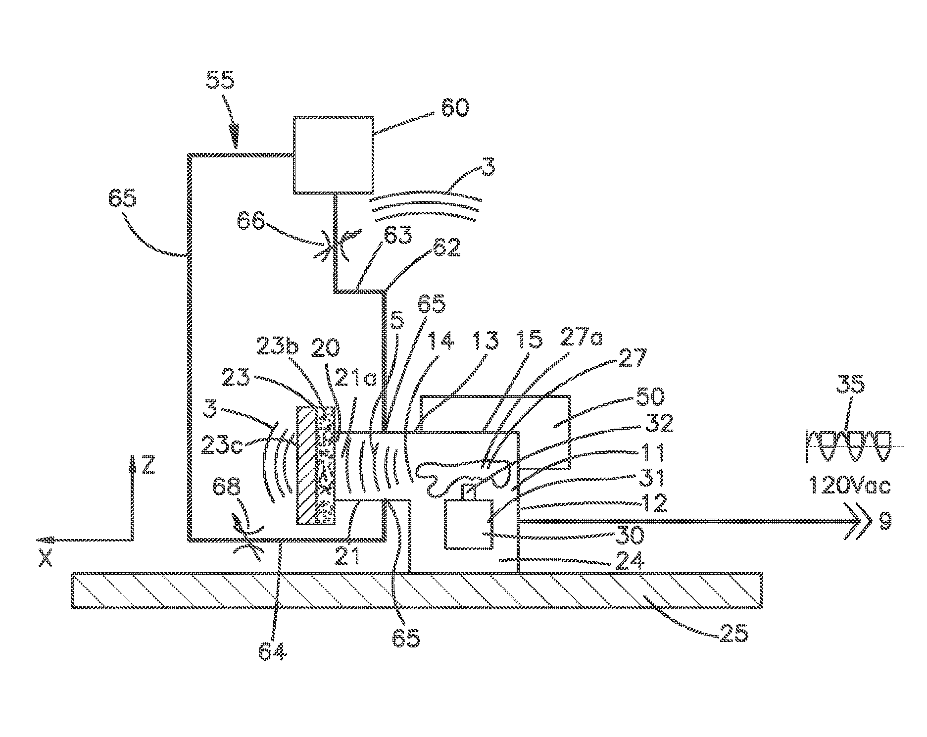 System for generating electromagnetic waveforms, subatomic paticles, substantially charge-less particles, and/or magnetic waves with substantially no electric field