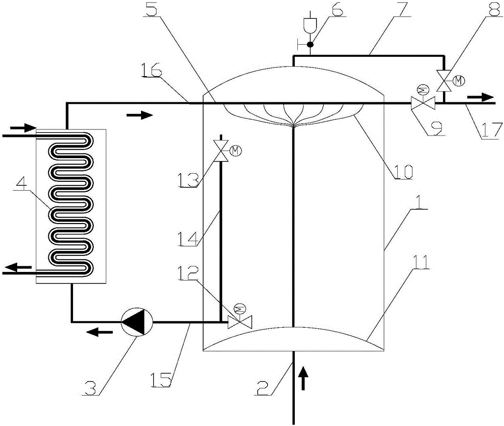 Directly heating heat pump water heater water tank