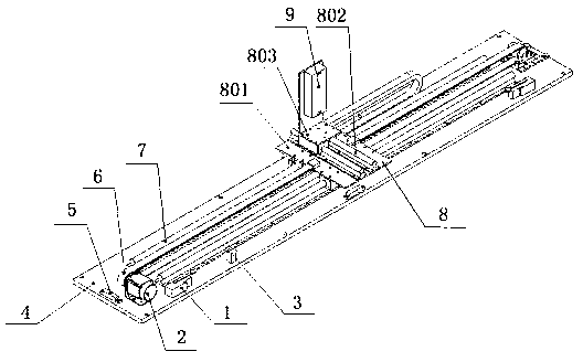 Loading machine unloading parameter testing device and method