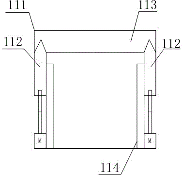 Interventional diagnosis and treatment movable separating wall device