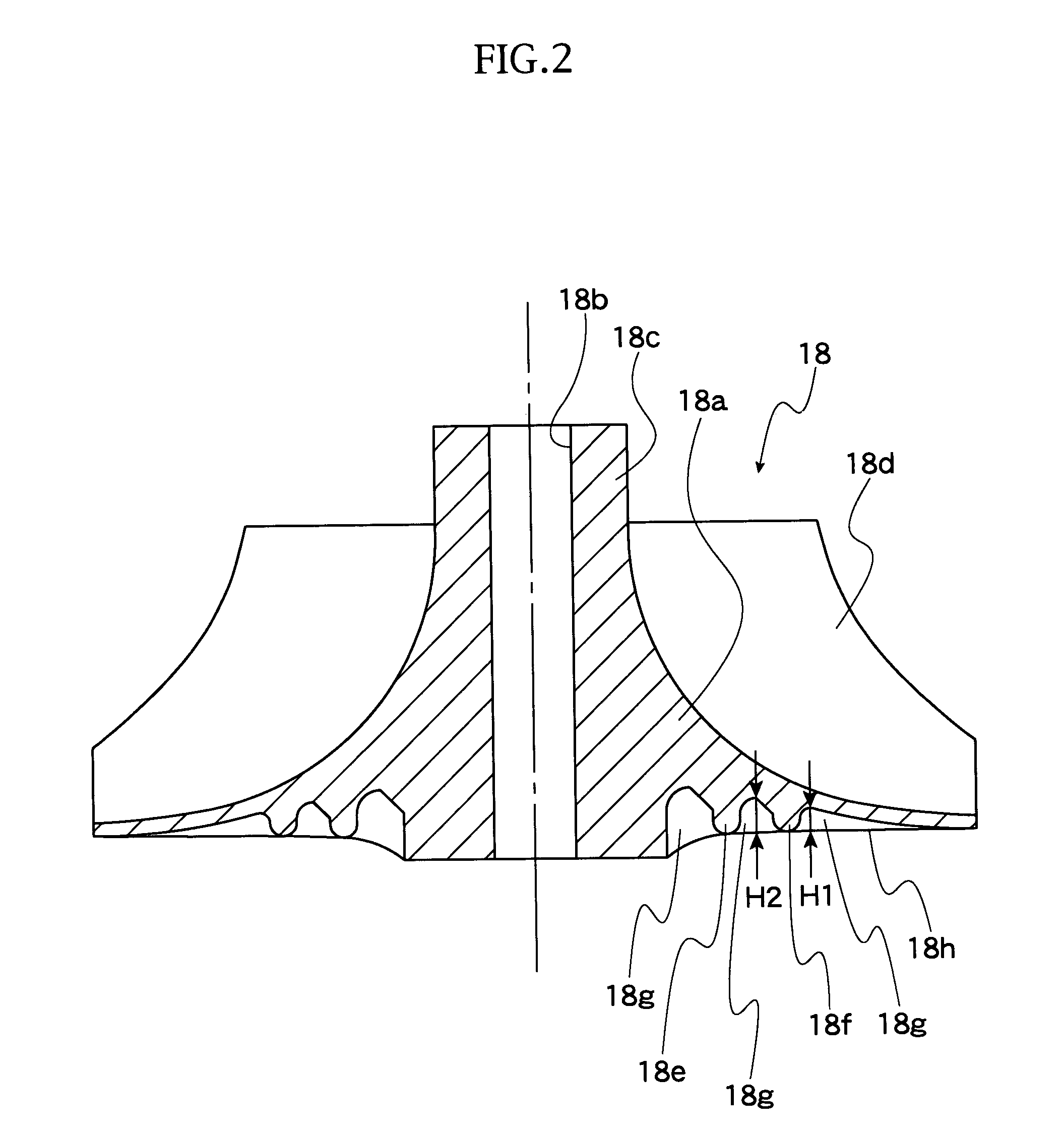 Centrifugal impeller