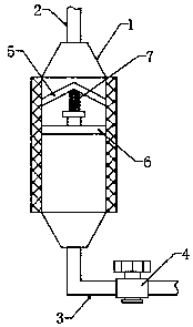 Circumferential falling film distillation tower