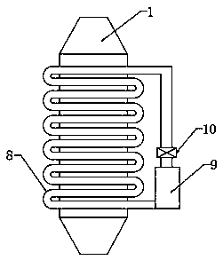 Circumferential falling film distillation tower