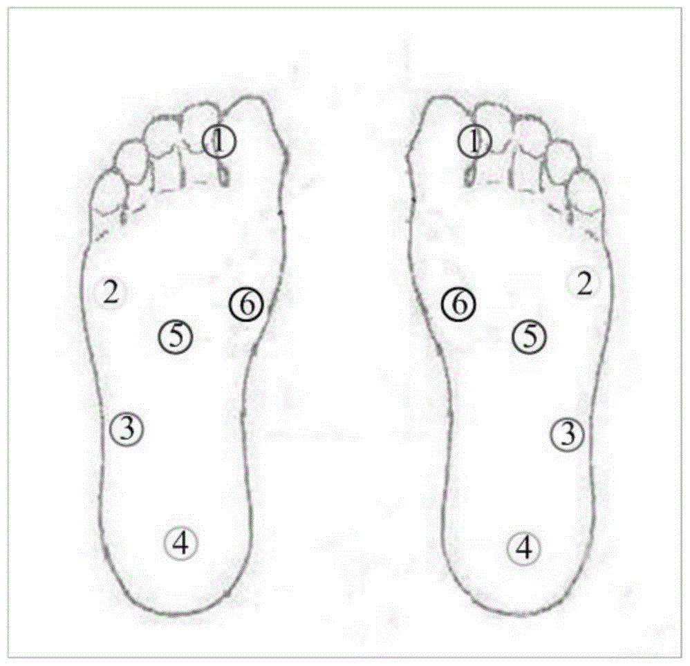 Falling process stability predicting device and method based on plantar pressure sensing