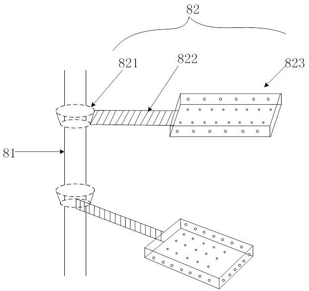 A disordered wind seed drying device