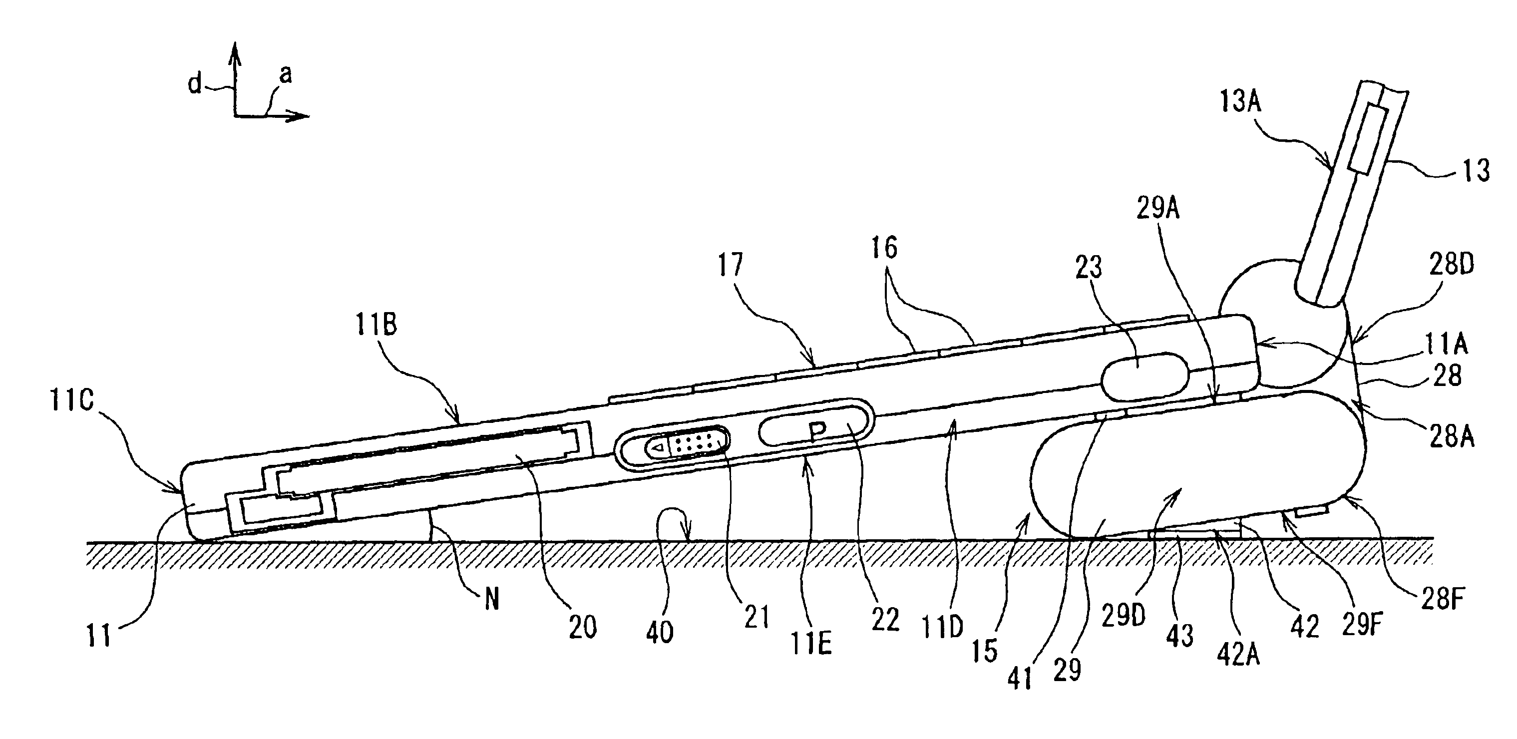 Information processing unit and batteries