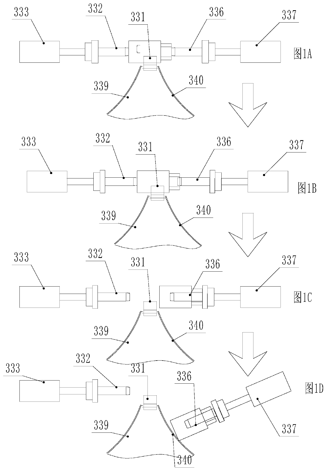 Method for flipping and standing bottles of vials and method for unpacking and sorting bottles