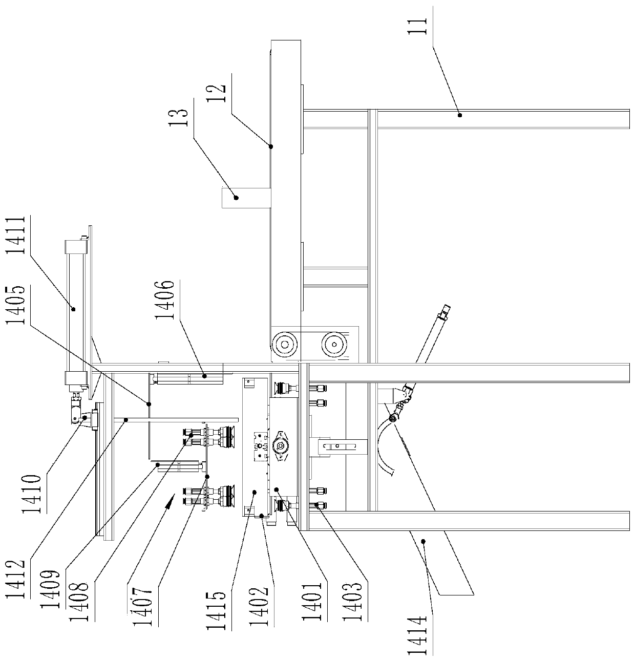 Method for flipping and standing bottles of vials and method for unpacking and sorting bottles