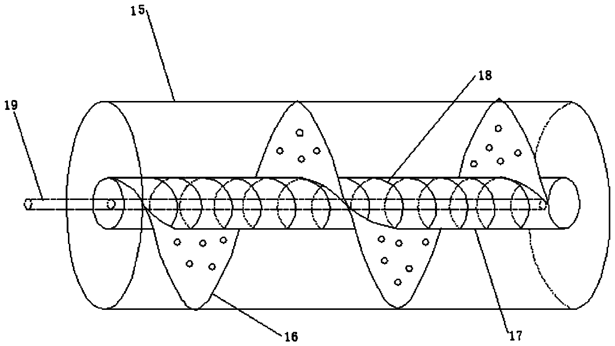 An energy allocation device for a cooling tower