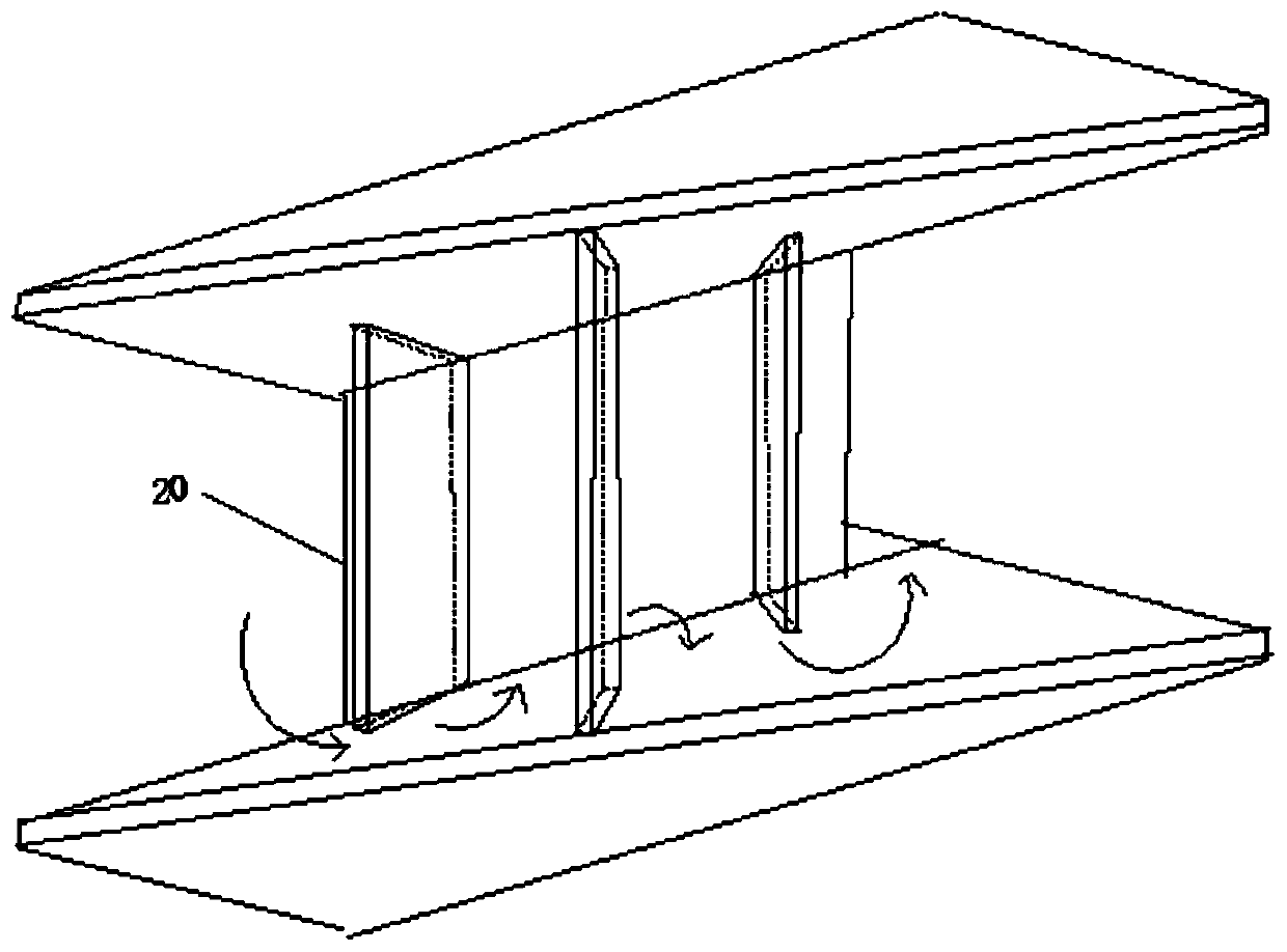 An energy allocation device for a cooling tower