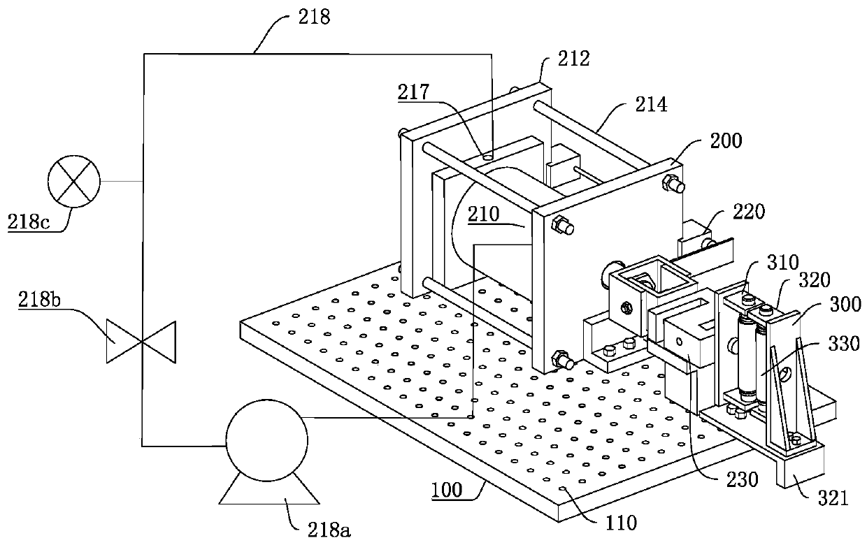 Impact wear experiment device for heat exchange tube