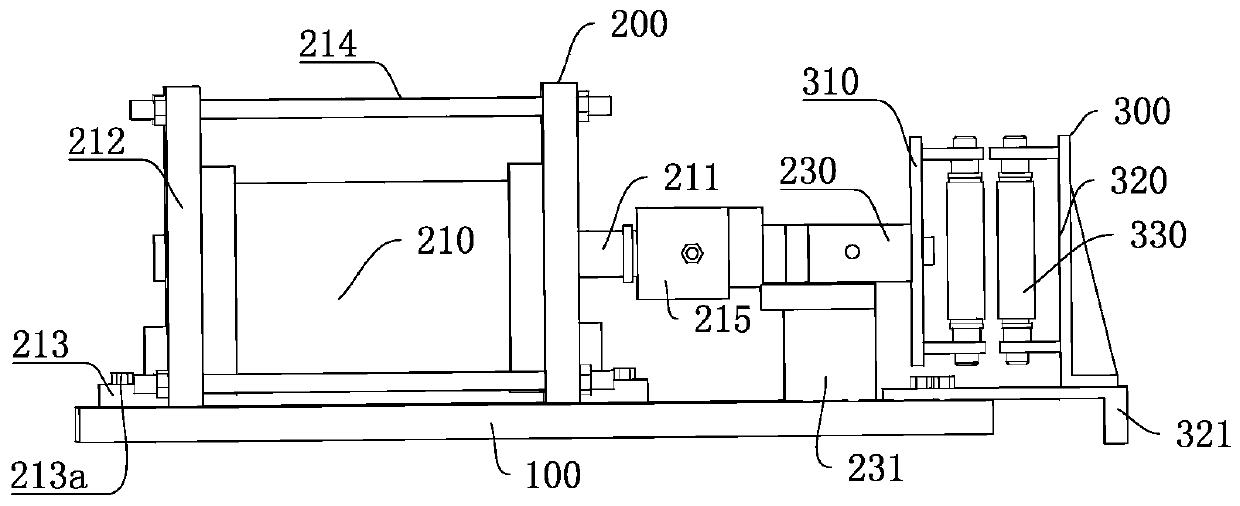 Impact wear experiment device for heat exchange tube