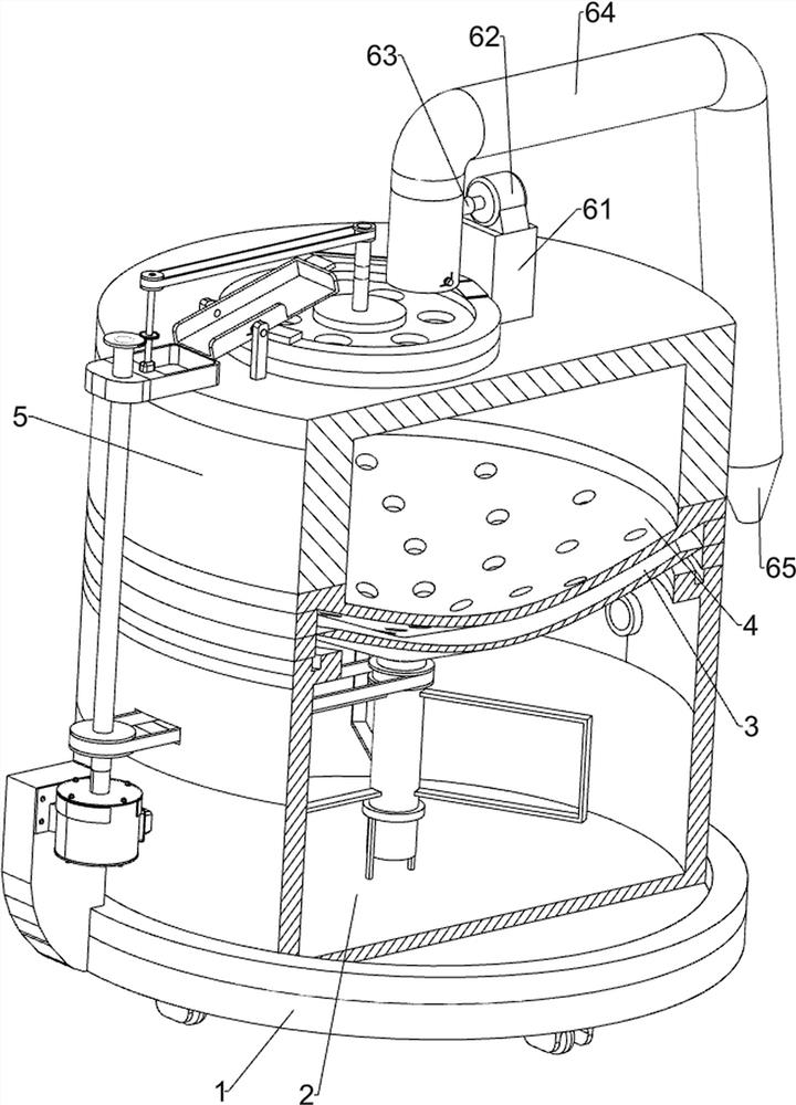 Cutting fluid recycling device for high-grade numerical control machine tool