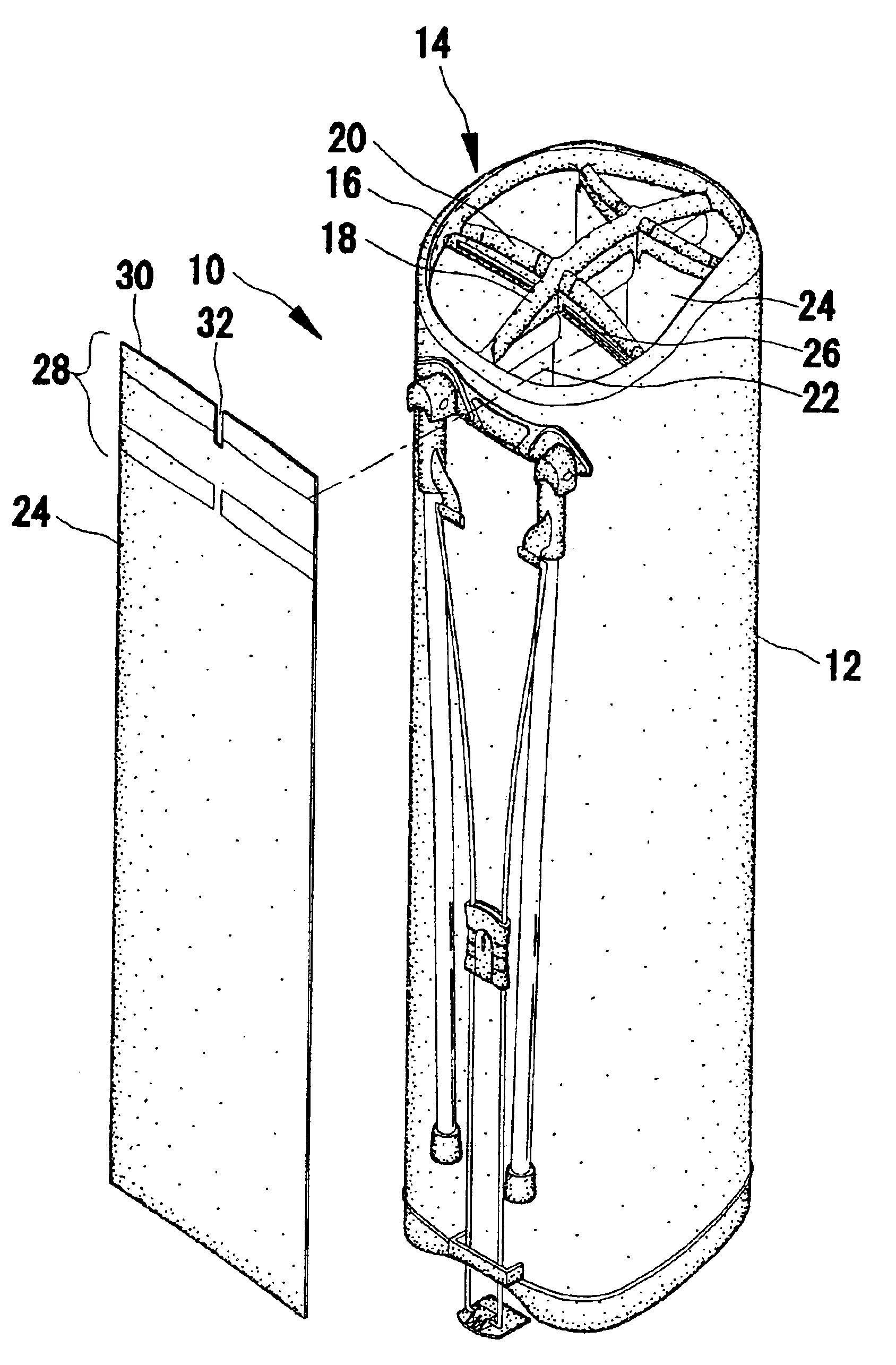 Apparatus for carrying golf clubs